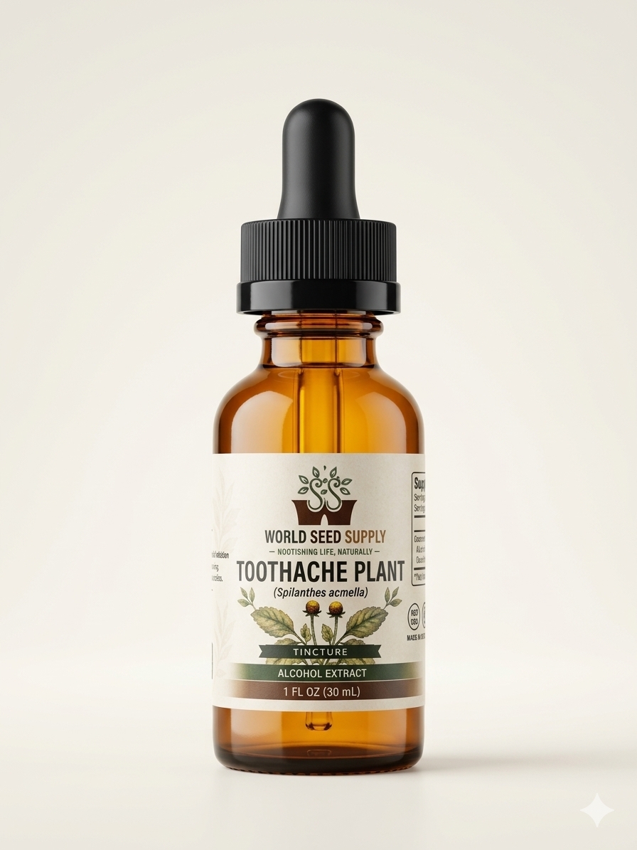 Spilanthes Acmella (Toothache Plant) Spilanthol Tincture - 1 Fl Oz